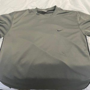 Nike Dri-Fit Men's Large Dark Gray with White Side Wall